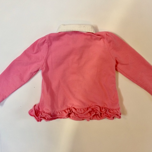DONATTED Ralph Lauren Ruffle Polo Rugby Size 18 m - Picture 4 of 4